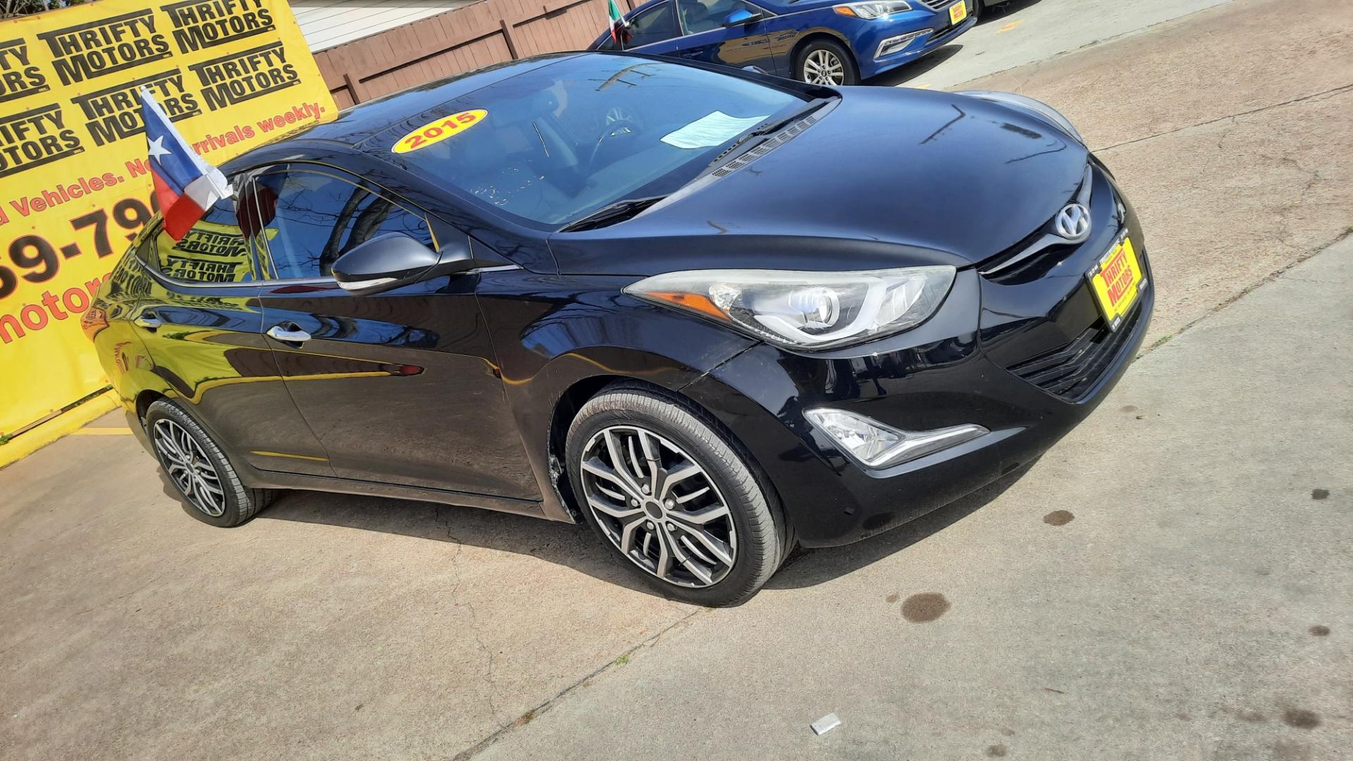 2015 Hyundai Elantra Limited (5NPDH4AE3FH) with an 1.8L L4 DOHC 16V engine, 6-Speed Automatic transmission, located at 16710 Clay Rd., Houston, TX, 77084, (281) 859-7900, 29.834864, -95.656166 - Photo#1